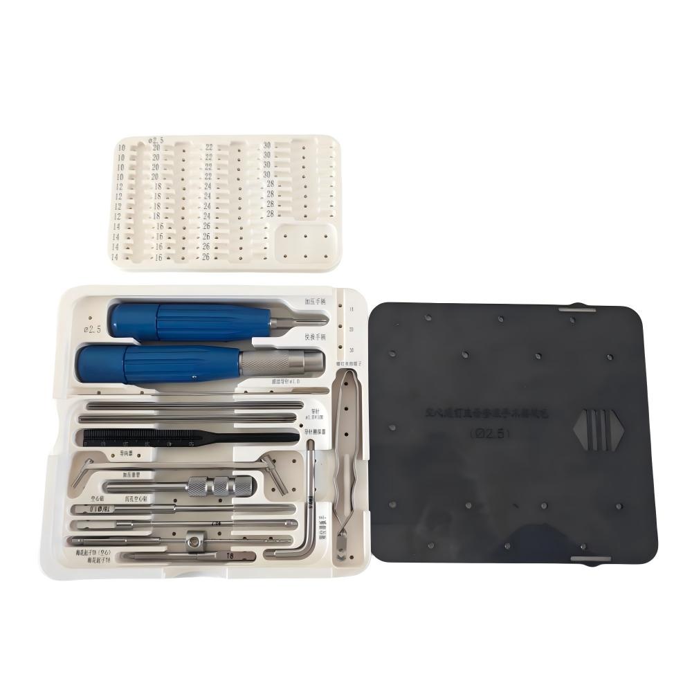 Cannulated Screw Instrument Set, Complete Implantation Surgical Instrument Kit 2.5mm