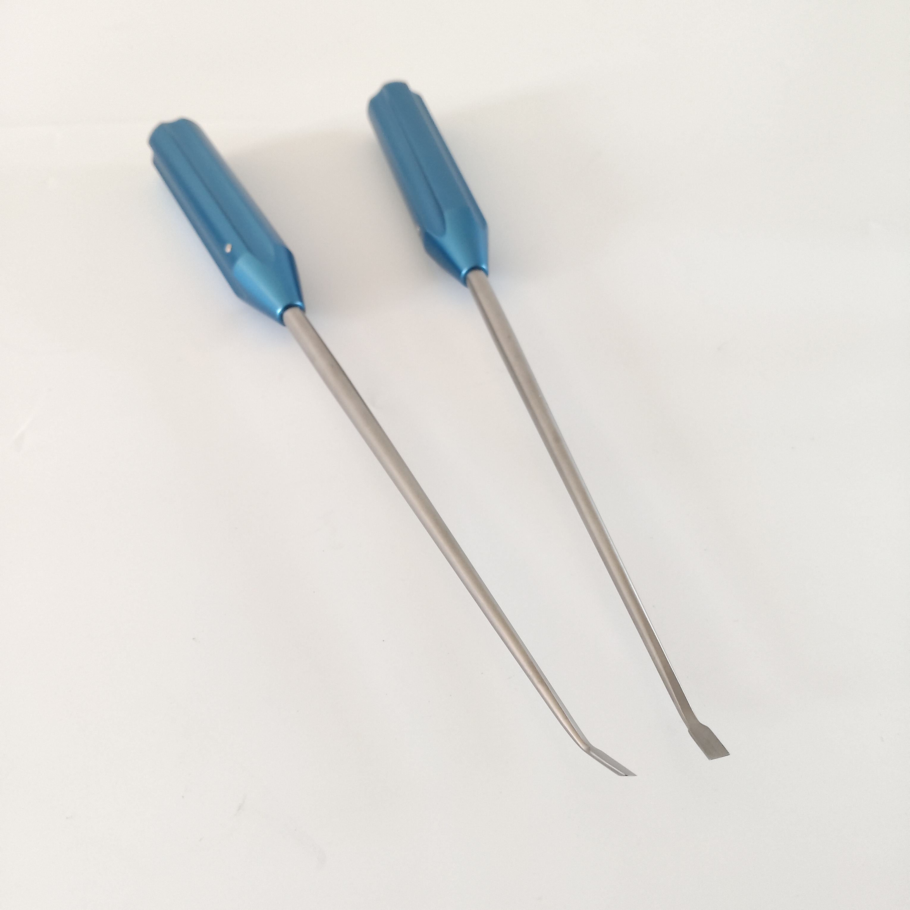Titanium  21cm Manual Micro Nerve Vessel Hook Stainless Steel Spatula Dissectors Curette Nerve Teardrop Dissector CE