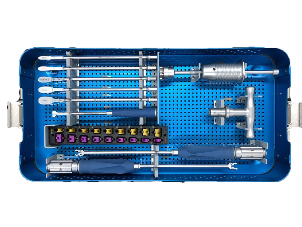 Spine Instruments Set Stainless Steel Manual Minimal Invasive for OLIF Tubular Retractor with Carbon Box