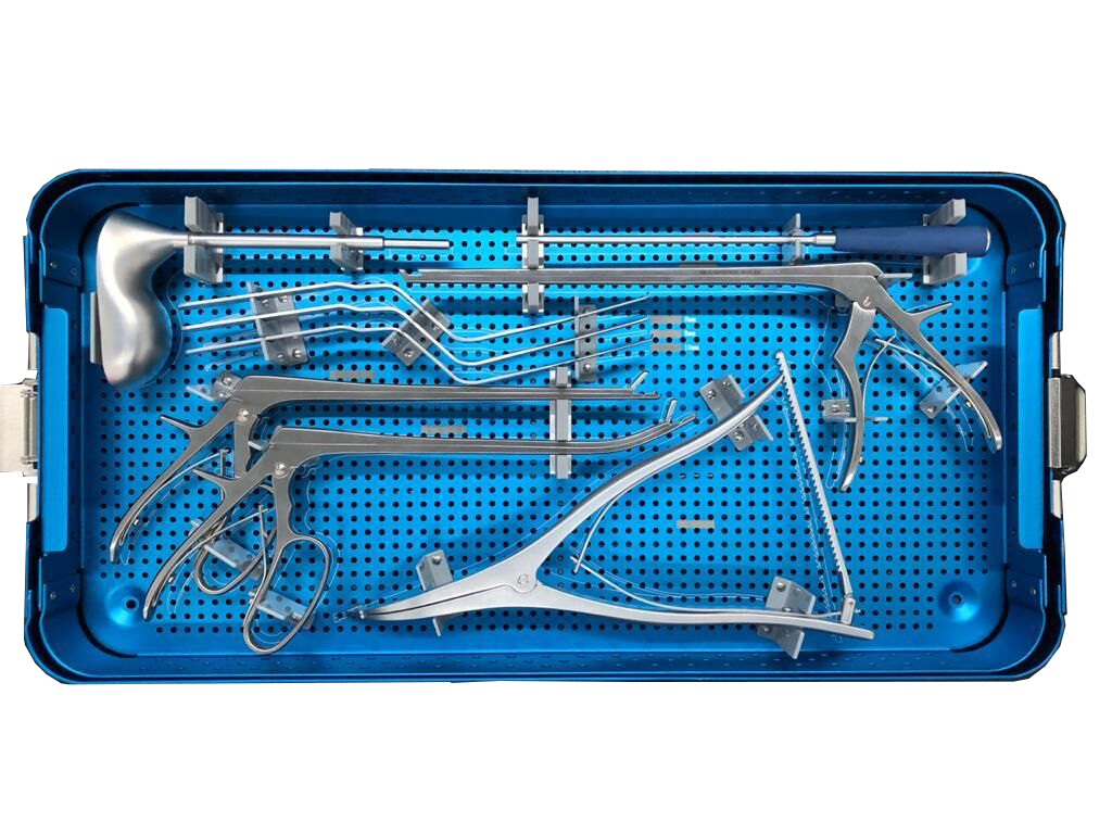 Spine Instruments Set Stainless Steel Manual Minimal Invasive for OLIF Tubular Retractor with Carbon Box