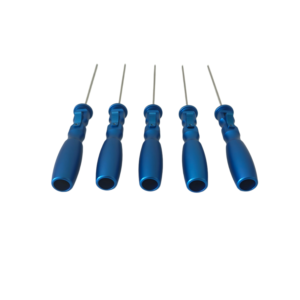 Arthroscopy Reusable Stainless Steel Suture Cutter Straight Handle Orthopedic / Knot Pusher for Arthroscopic Surgery