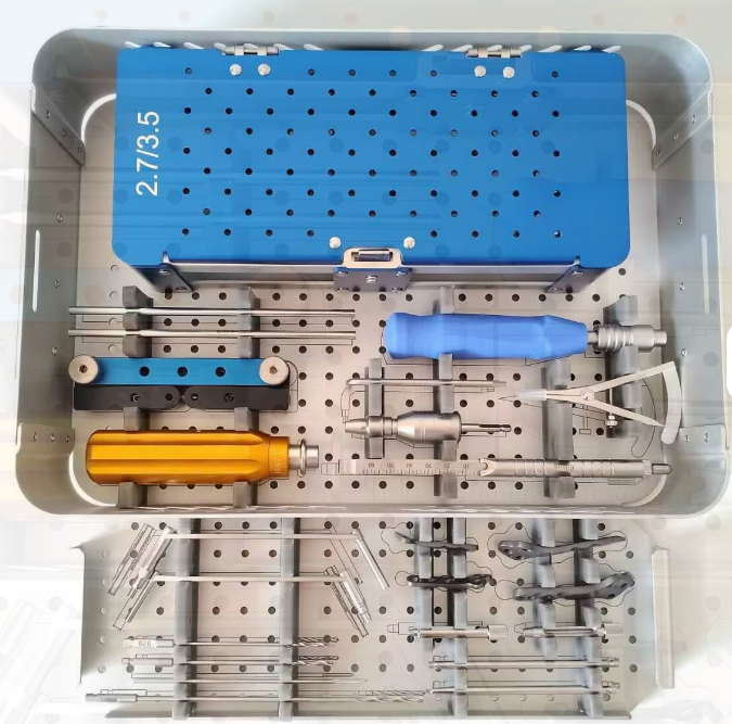 2.4 3.2 4.0 Alps High Quality Stainless Steel Veterinary   Orthopedic Instrument Sets Bone Surgical Instruments