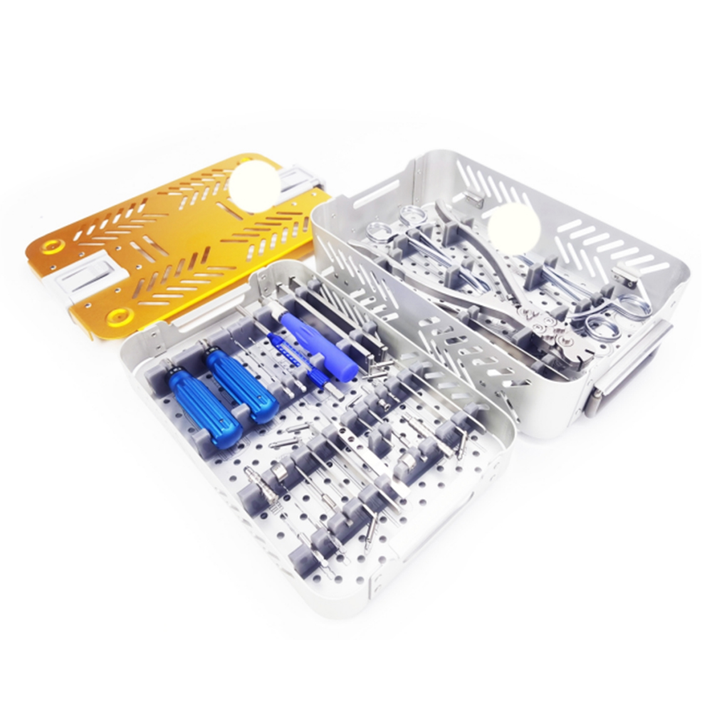 ALPS Veterinary Instrument Set for Dog Orthopedic Locking Plate 1.6/2.4/3.2/4.0 Featuring Syringes for Pet Diagnosis