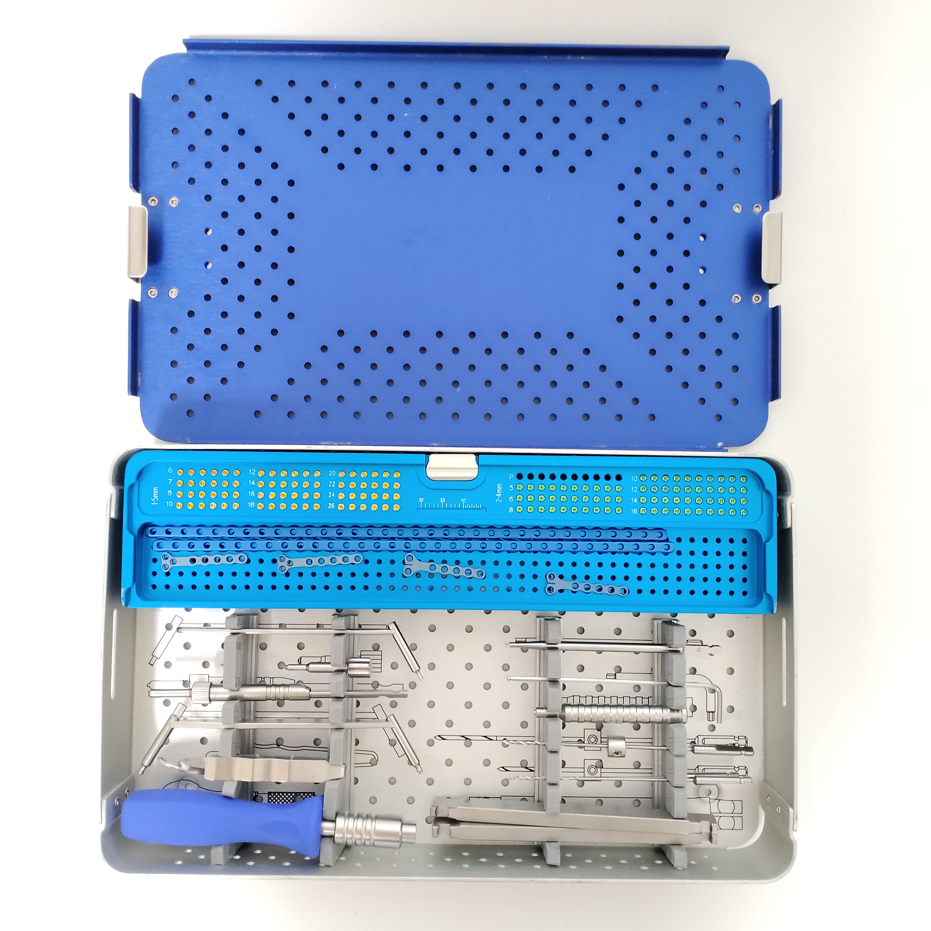 Titanium Stem 1#-5# Prosthesis Total Hip System Instrument Set for Dogs Small Size Animal Orthopedic Surgical Implants
