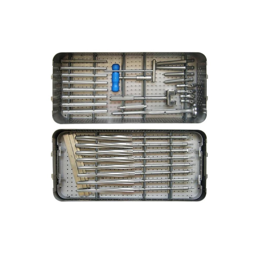 Stainless Steel a Type Total Hip Prosthesis Joint Replacement 4#-10# Instrument Set Veterinary Orthopedic Surgical Implants