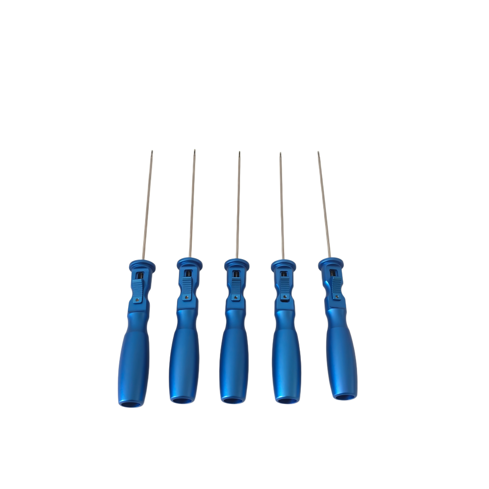 Arthroscopy Reusable Stainless Steel Suture Cutter Straight Handle Orthopedic / Knot Pusher for Arthroscopic Surgery