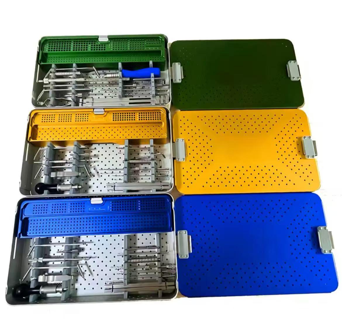 ALPS Veterinary Instrument Set for Dog Orthopedic Locking Plate Surgery Adjustable Carbon Box Packaging CE ISO Certified