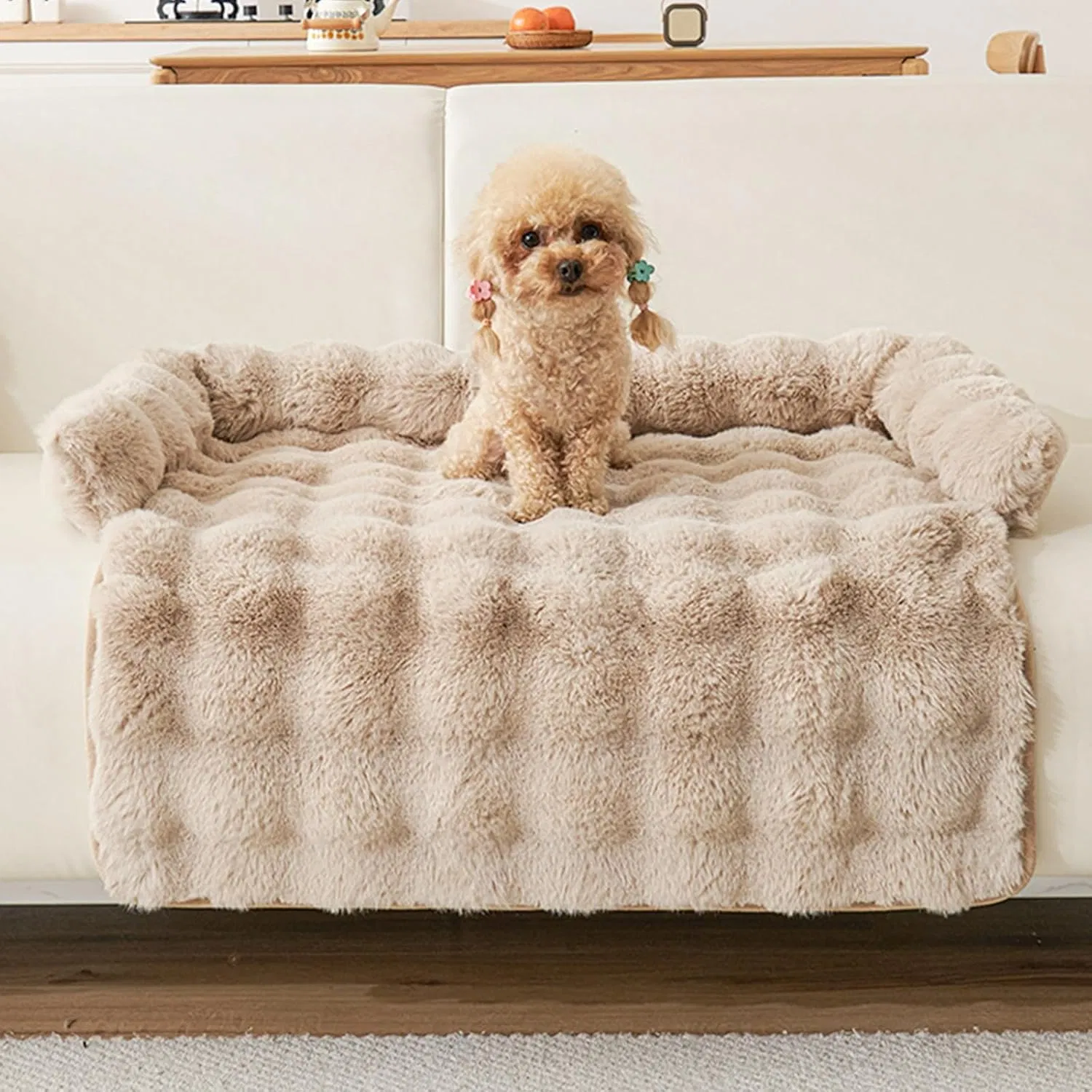 Plush Calming Dog Bed for Couch - Ultimate Comfort for Pets