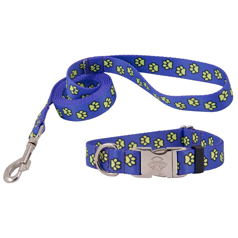 Adjustable Pet Collar Leash, Dog Leash, Dog Collar, Dog Rope, Heat Transfer Dog Rope, Dog Training Collar Leash, Promotional Dog Leash