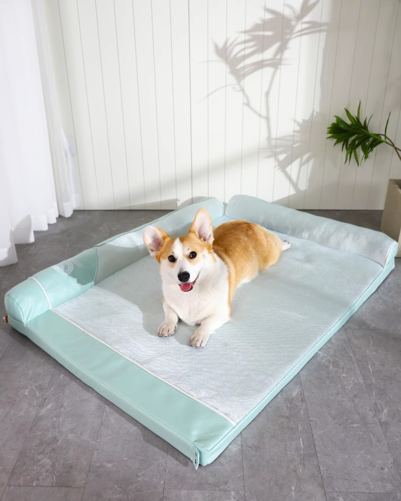 Summer Sleeping Square Foam Padded Padded Cozy Cat Bed Warm Pet Dog Calming Pet Sofa Bed
