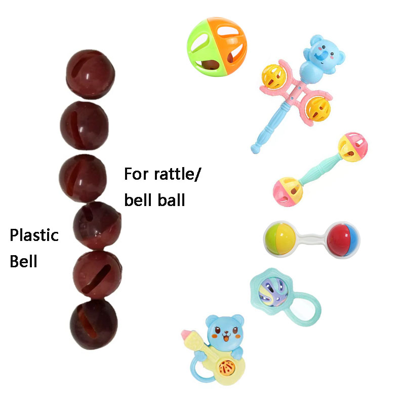 Toy Accessory Plastic Bell Ball for Baby Rattle Pet