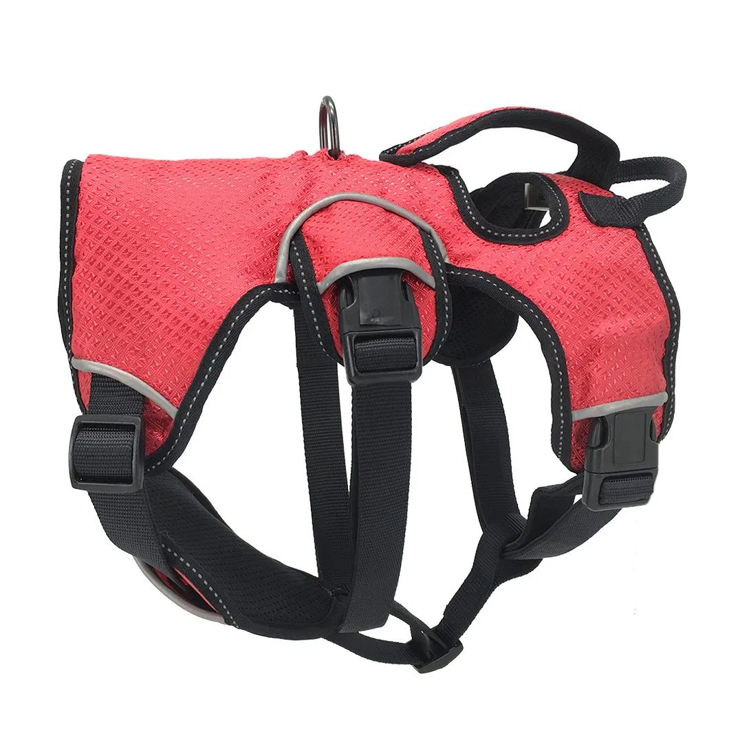 Three Straps Reflective Adjustable Training Dog Harness Pet Product