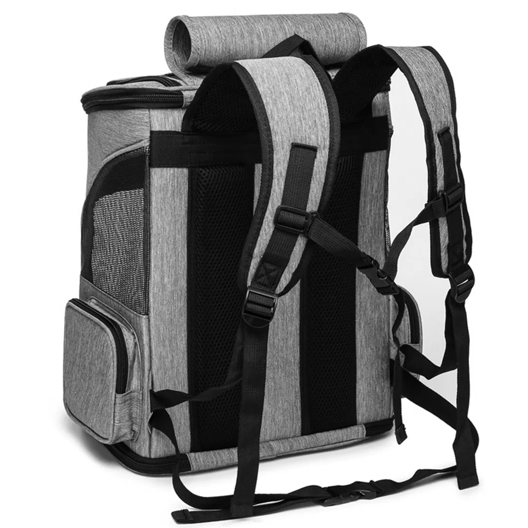 Foldable Pet Carrier Backpack Cat Carrier with Breathable Mesh Windows Pet Travel Bag Backpack