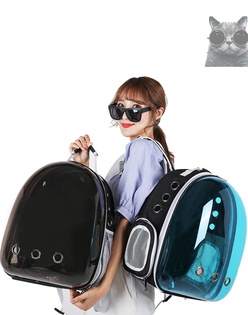 Customize Portable Cat Backpack Travel Transparent Bubble Pet Carrier