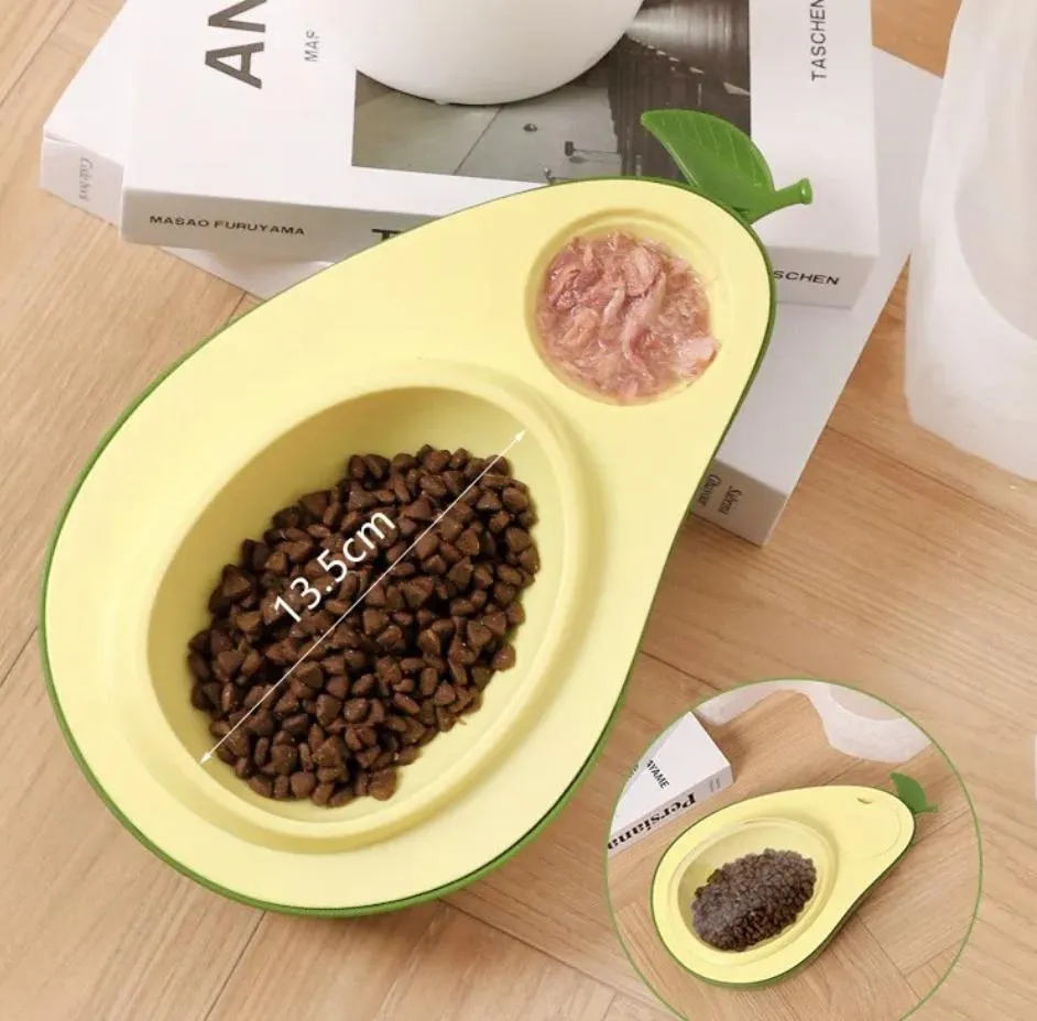 Avocado Shape Pet Bowl 2