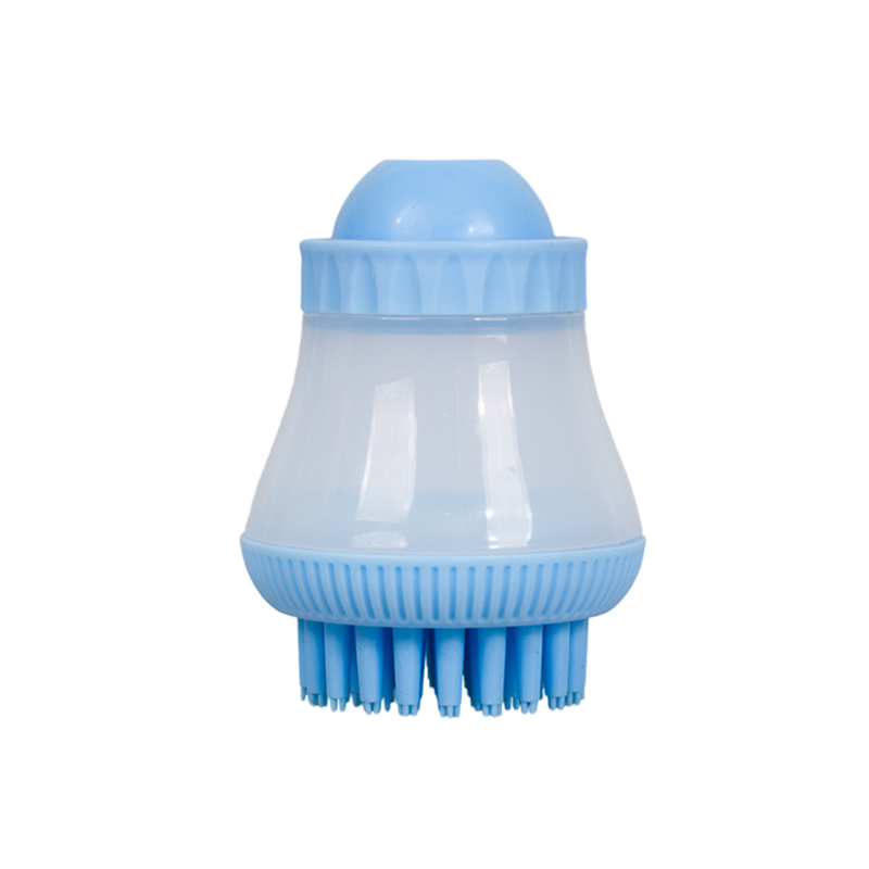 Rena Pet New Design Colorful Plastic Grooming Brush Dog Soft Silica Gel Bath Tools