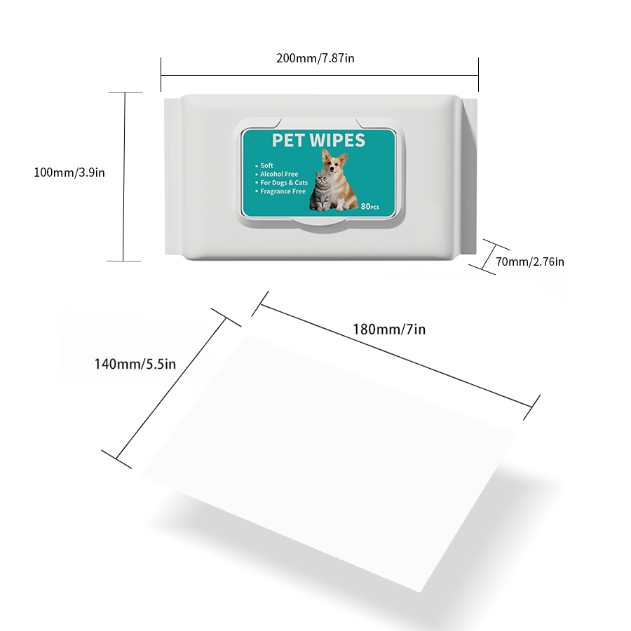 80-Count Bulk Pet Cleaning Supplies