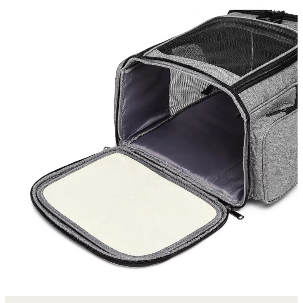 Foldable Pet Carrier Backpack Cat Carrier with Breathable Mesh Windows Pet Travel Bag Backpack