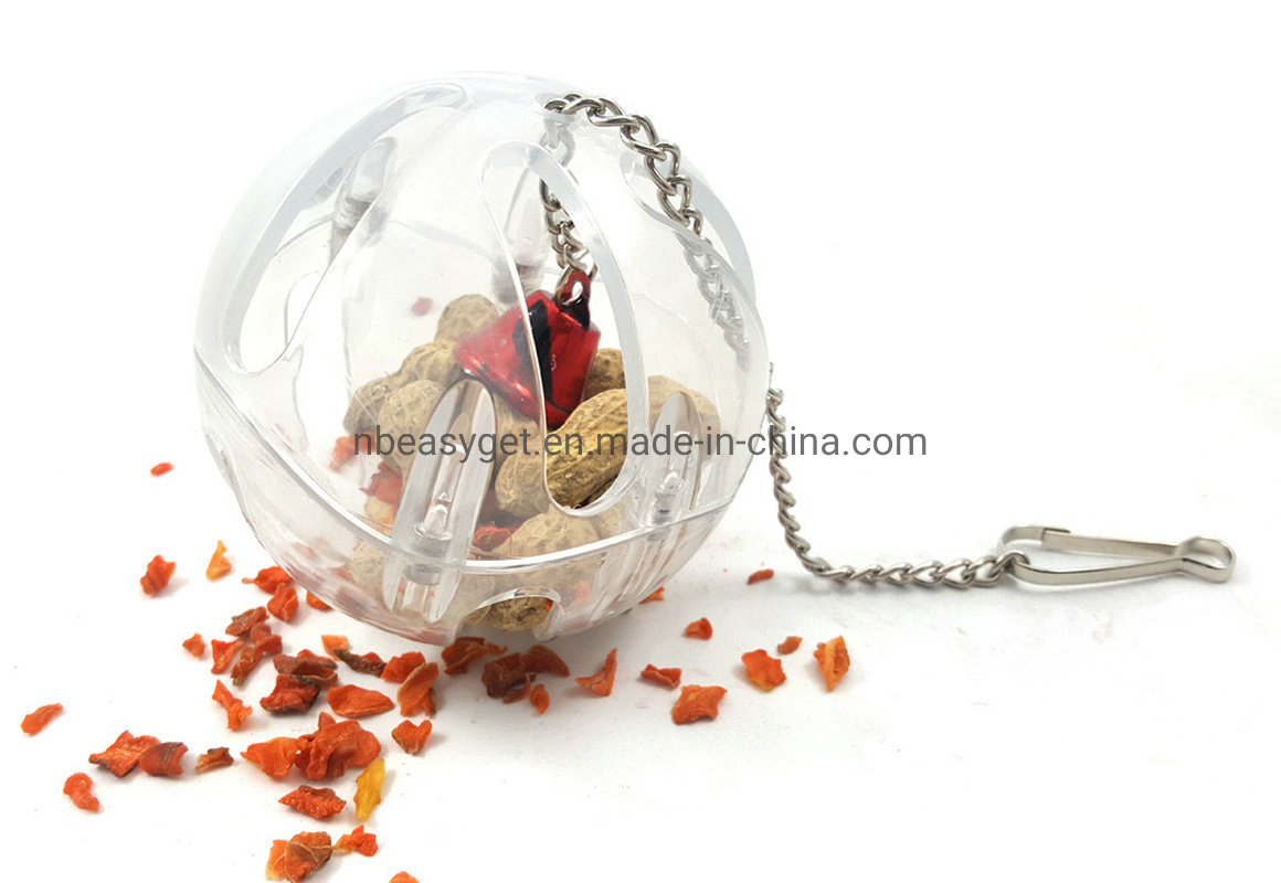 Pet Food Box Feeders Ball Bird Hanging Toy Cage Accessories Esg12592