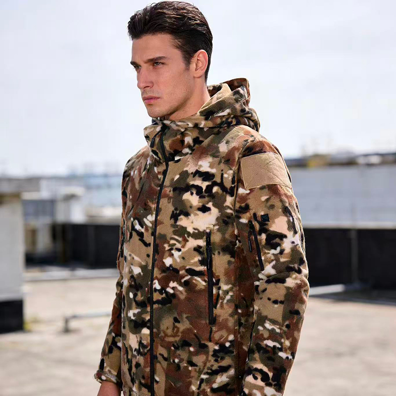 Commuter Style Men's Hooded Slim Fit Wool Jacket