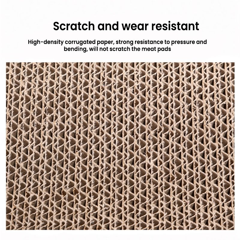 Wholesale Cat Scratching Board Wear-Resistant Corrugated Paper Customized Accessories Available