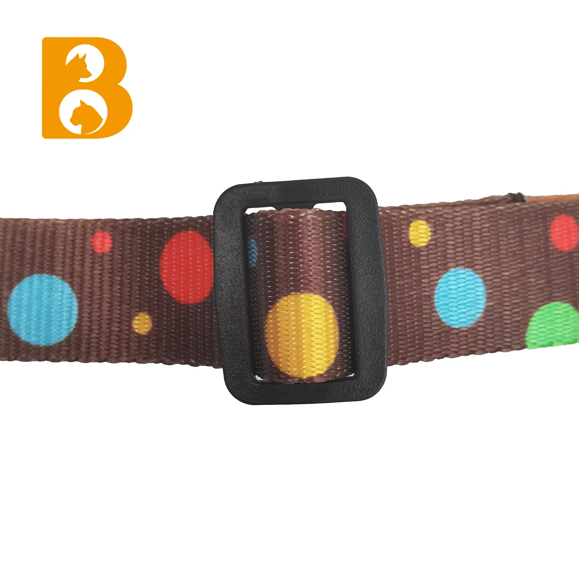 5 Ways Fashion Low Quantity Printing Dog Leads Polyester Durable Adjustable Dog Leash Matching Dog Collar Pet Accessories