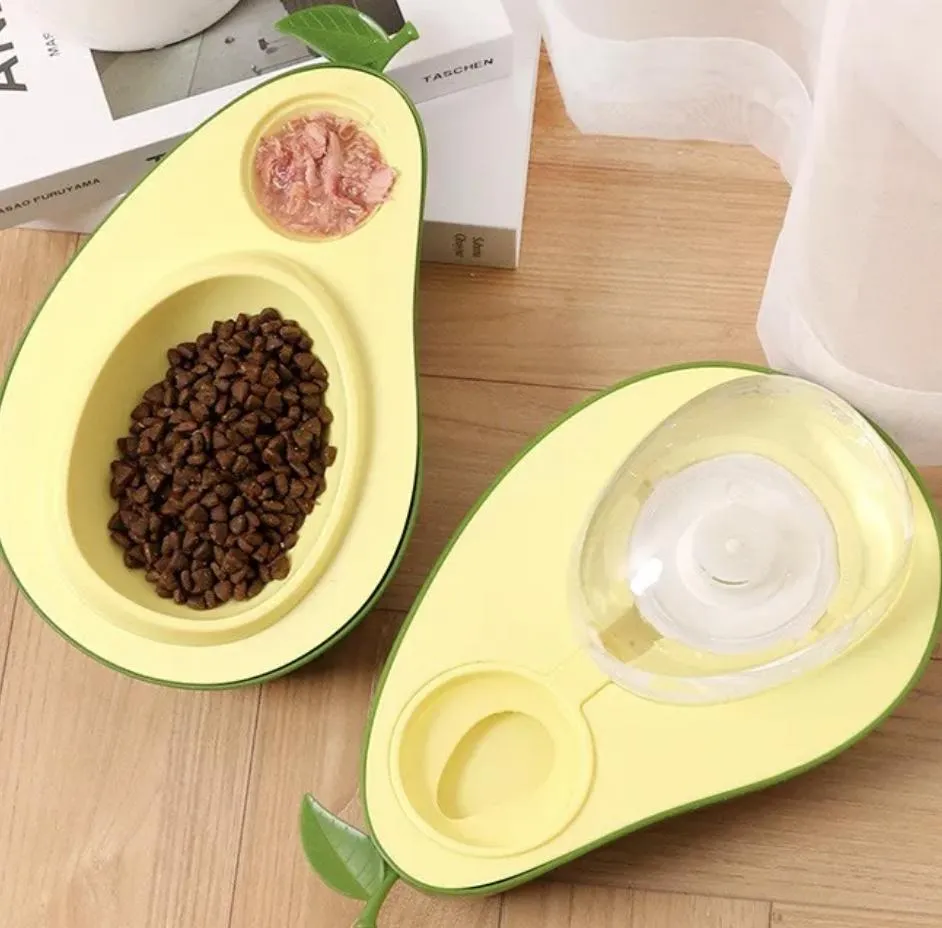 Avocado Shape Pet Bowl 3