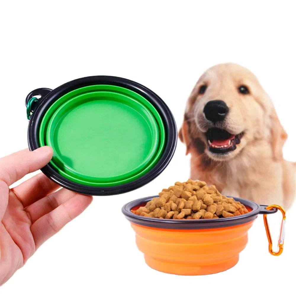 Collapsible Dog Bowls Travel Portable Pet Foldable Feeding Dish