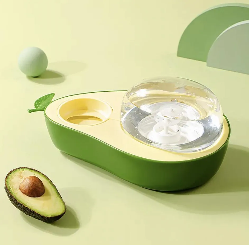Avocado Shape Pet Bowl 4