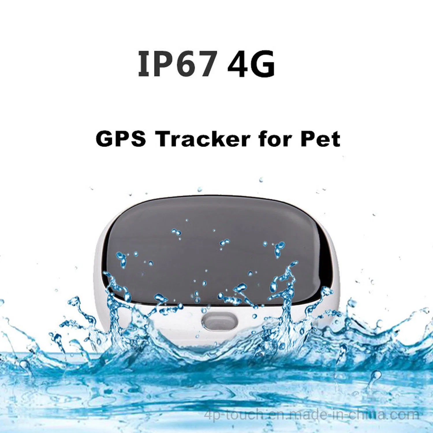 China Factory Supply 4G LTE Waterproof IP67 safety GPS Pets Tracking Device with Smart LED Light V43