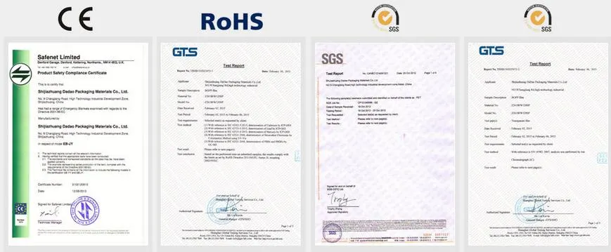 Quality Certifications