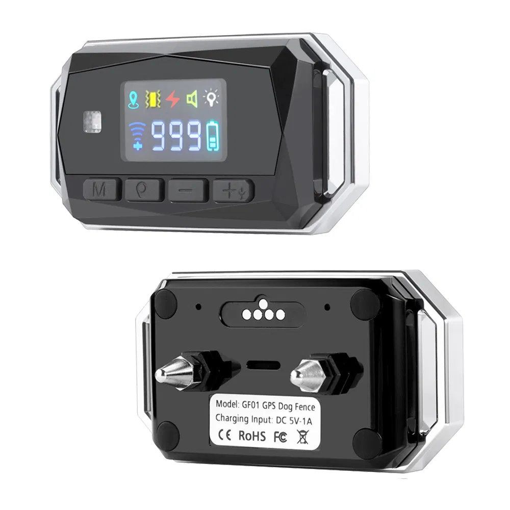 Wholesale smart wireless dog fence collar pet training device with vibration static shock beep adjustable fence radius no sim card Y32