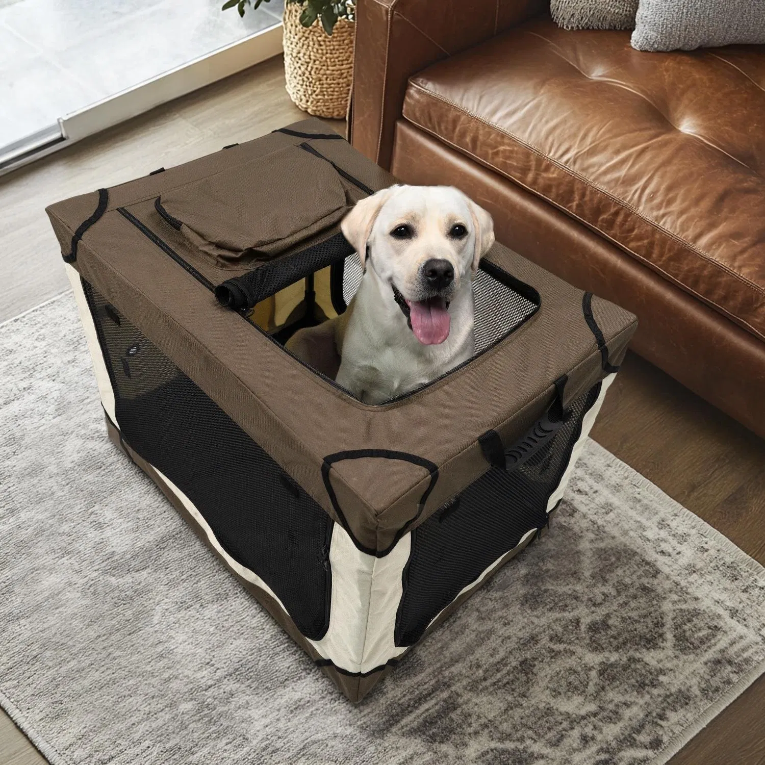 Versatile Handheld Pet Carrier Travel-Friendly Crate for Dogs and Cats