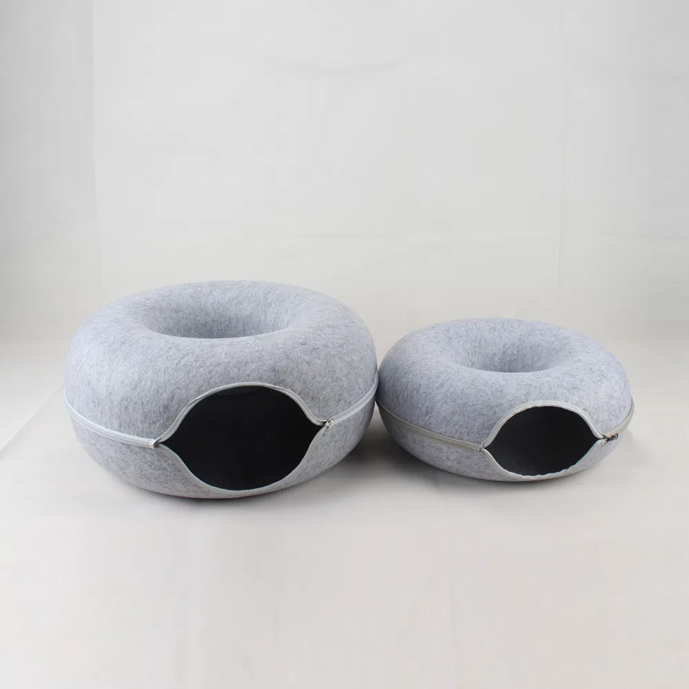 Wholesale New-Style Customized Design Popular Colorful Breathable Fabric Pet Cat Donut Cat Calming Nest