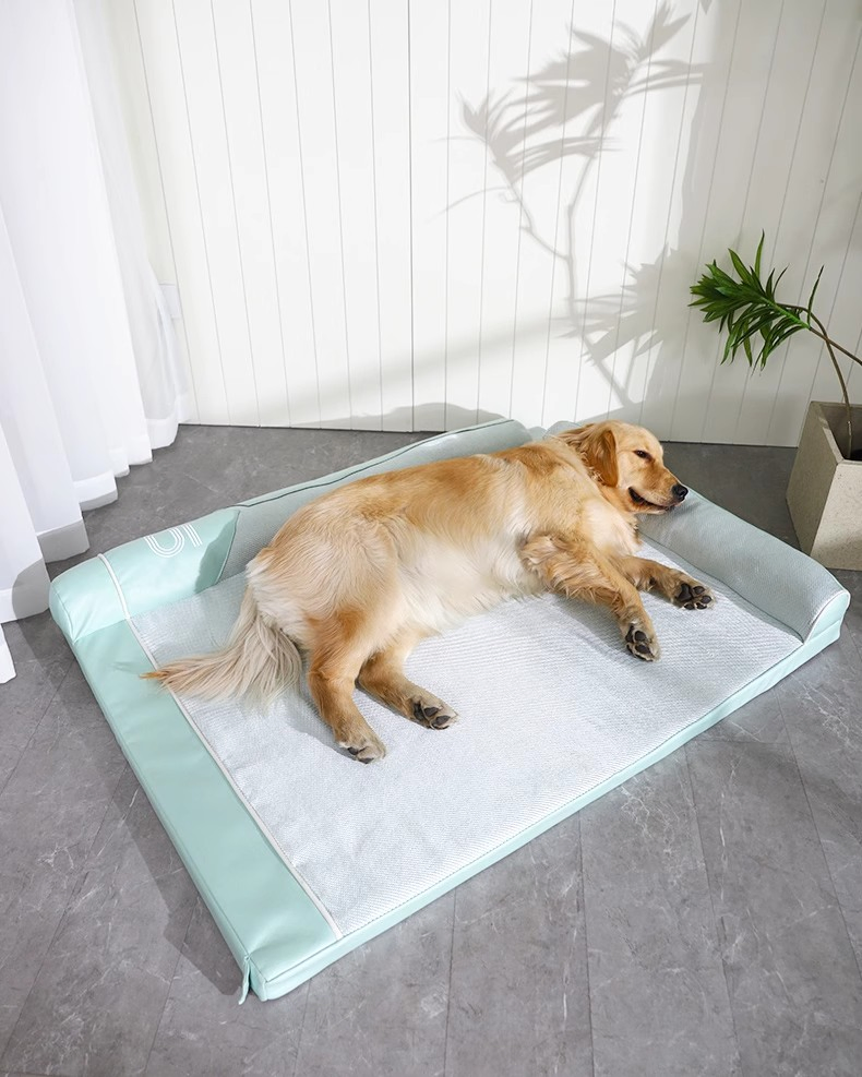 Summer Sleeping Square Foam Padded Padded Cozy Cat Bed Warm Pet Dog Calming Pet Sofa Bed