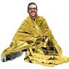 Mylar Emergency Survival Gear for Home Camping Hiking Outdoor Survival Kits Stay Warm Dry Safe with Our Compact Space