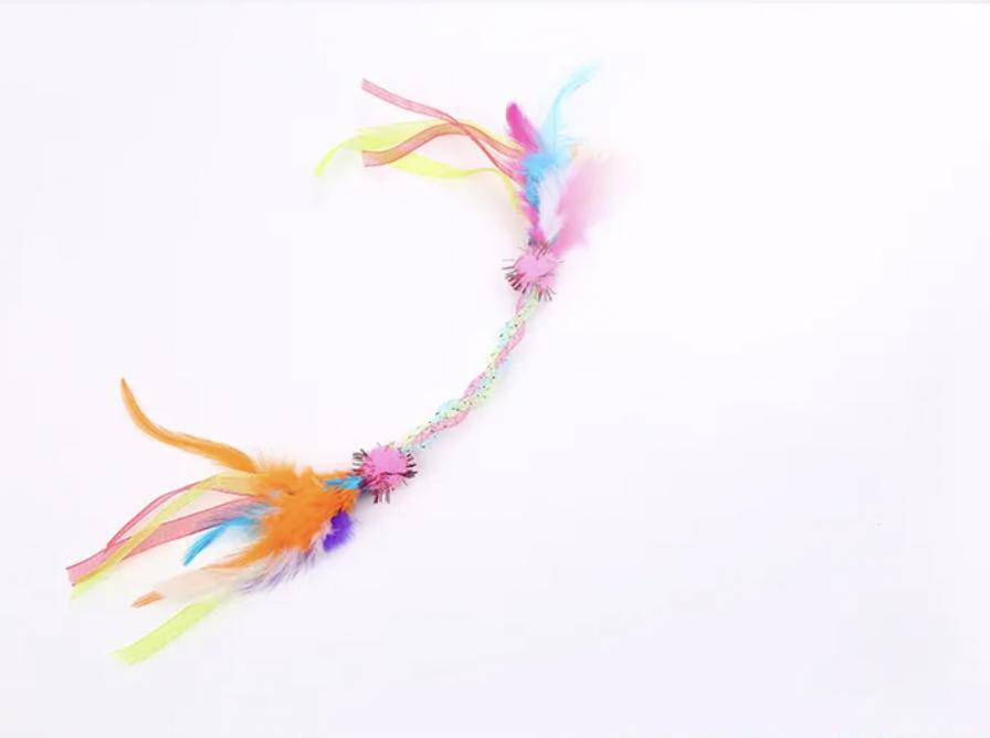 Newest Cat Products Soft Cat Toy Feather Cat Accessories