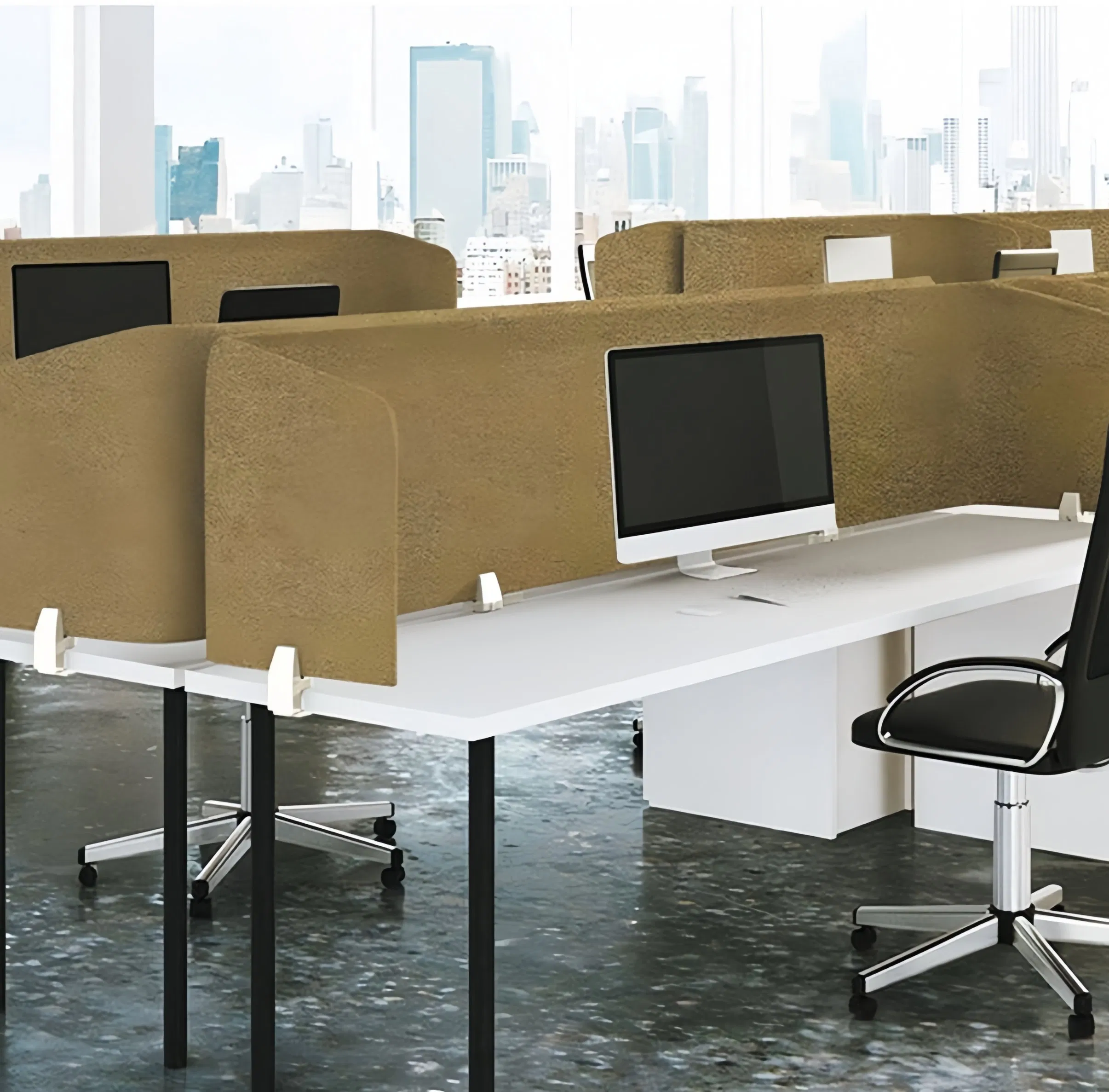 Premium Pet Felt Acoustic Sound-Absorbing Panels Floor-Standing Dividers with Fire-Retardant Properties for Safety Compliance