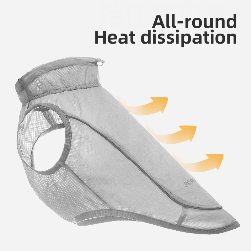 Stylish Pet Dog Apparel with Reflective Strips for Safety