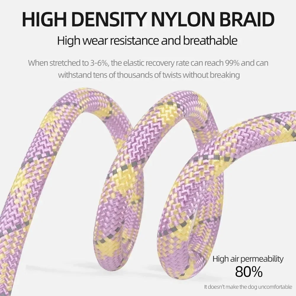 Pet Supplies Dog Collar Dog Leash P Chain Slip Rope Leads Leash Pet Puppy Nylon Rope Adjustable Loop Collar Slip Lead for Training Large Dogs