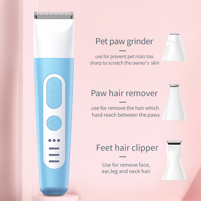 Professional Rechargeable Dog Grooming Tools for Pet Paw Hair Grooming