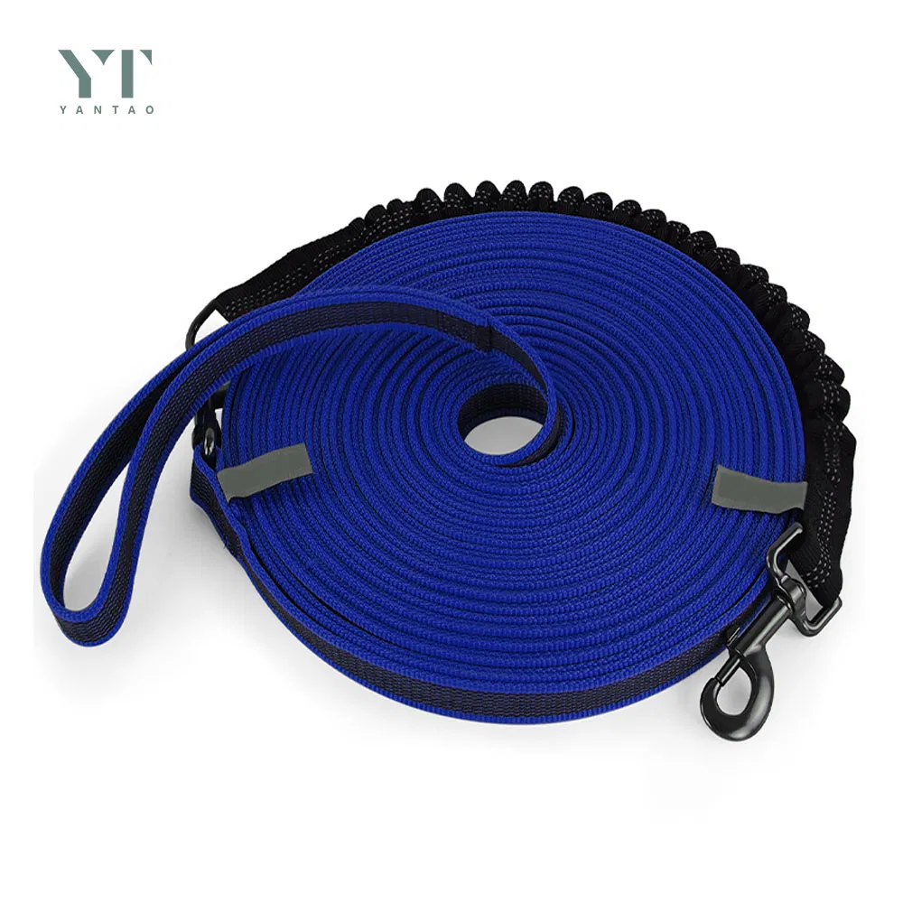 Pet Products Factory Wholesale Custom Label Dog Leads Collars Nylon Adjustable Pet Dog Leash with Non-Slip Tape