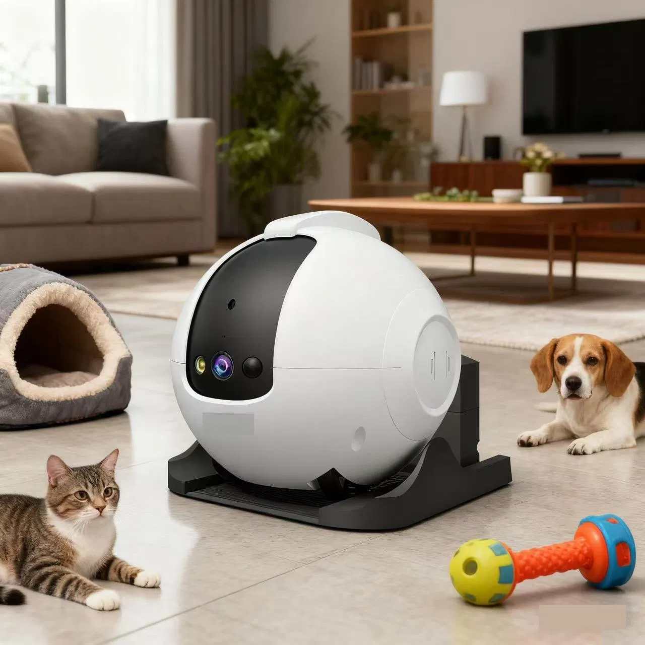 Smart Pet Product Device with Real Time Alert and Laser Fun