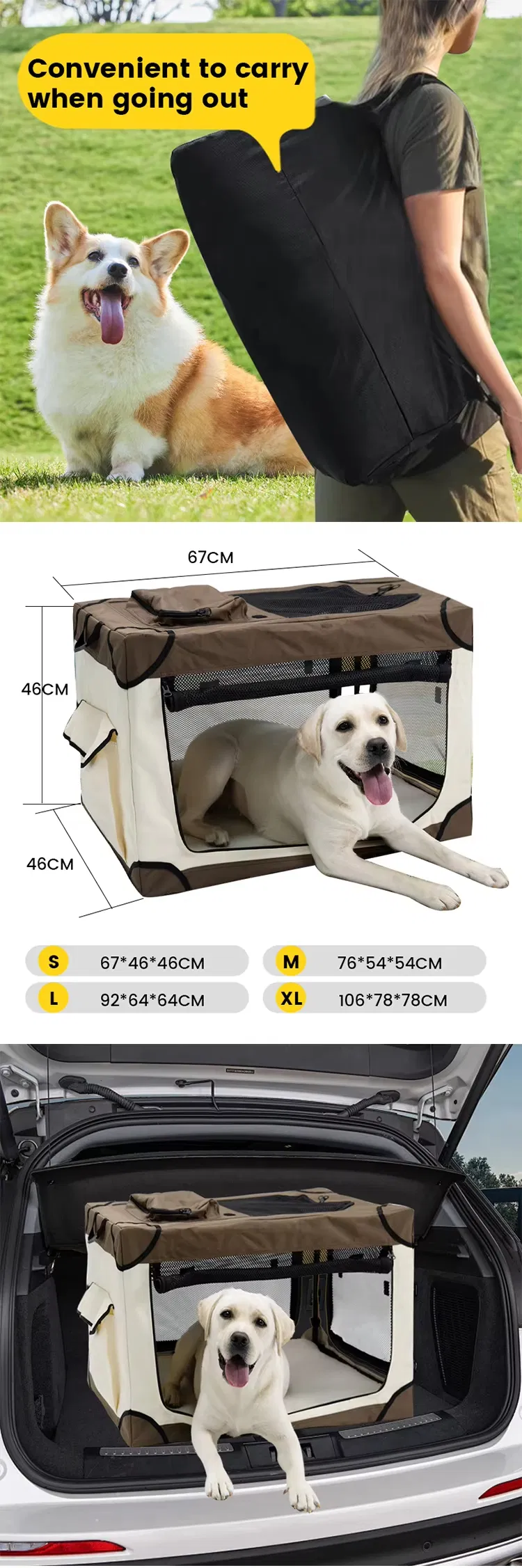 Foldable Pet Cage Display