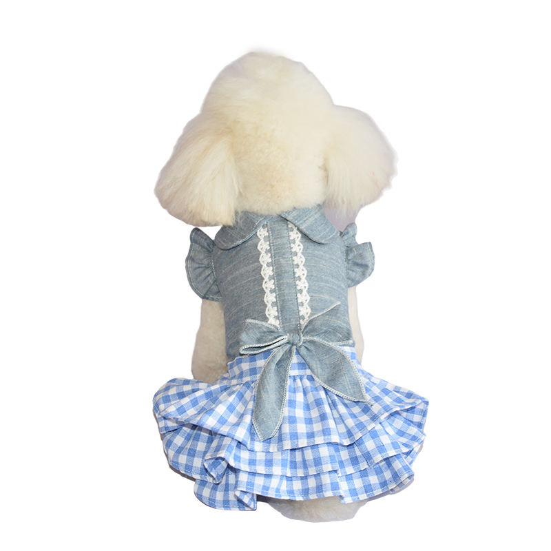 Pet Clothing: Adorable Two-Legged Dog Dress for Spring and Summer