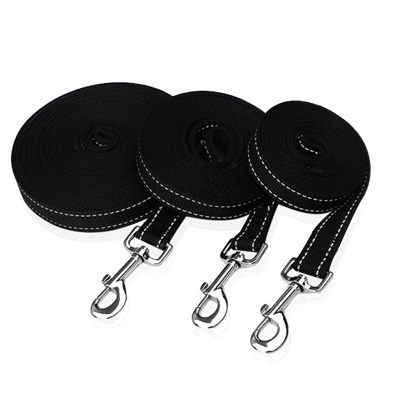 Custom 2.5 Cm Width Heavy Duty Adjustable Pet Soft Comfy Strap Safety Reflective Stitch Dog Collar and Leash