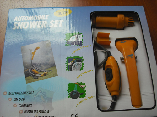 Auto12V Portable Camping Shower Hiking Camping Travel Outdoor Pet Shower Pump