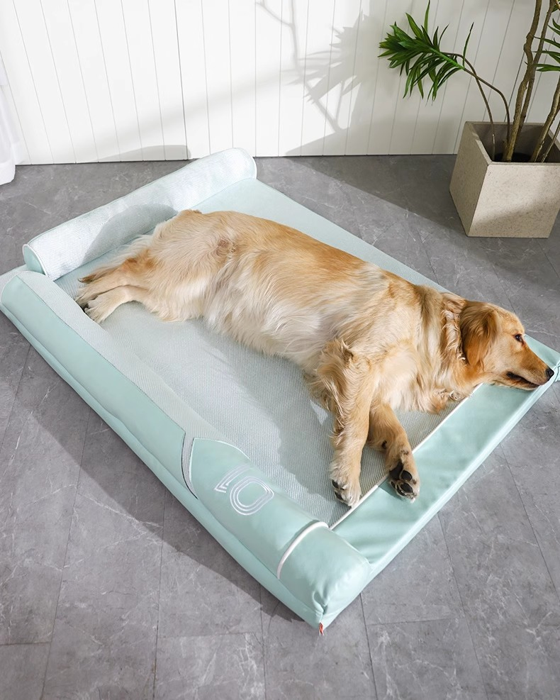 Summer Sleeping Square Foam Padded Padded Cozy Cat Bed Warm Pet Dog Calming Pet Sofa Bed