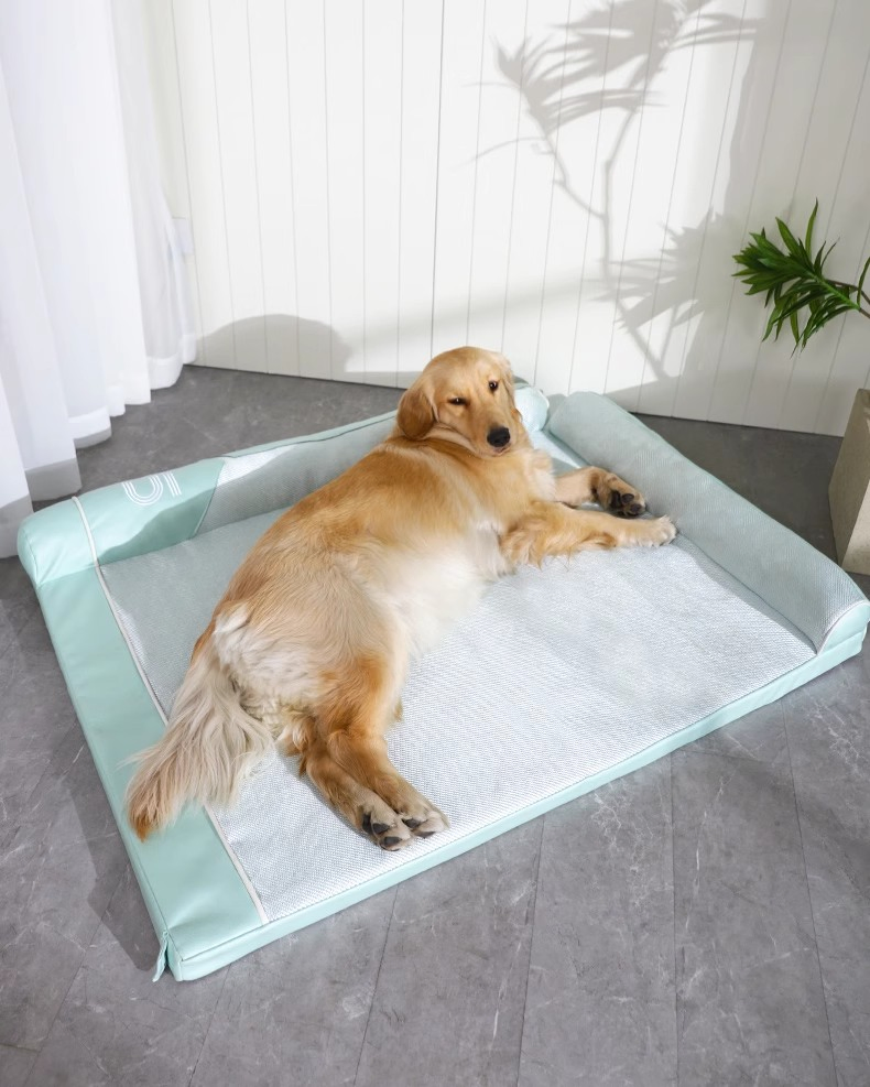 Summer Sleeping Square Foam Padded Padded Cozy Cat Bed Warm Pet Dog Calming Pet Sofa Bed