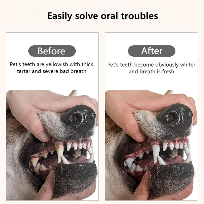 Pet Dental Care Powder - Reduce Plaque &amp; Tartar